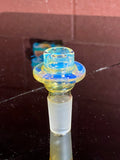 Ball vape Home Run Hitter and bowldetachable mouthpiece push button carb opaque aqua  18mm￼