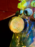 Beaker slyme green blue amber purple 50by 7 14mm bowl