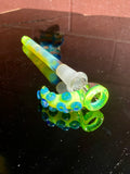 Beaker slyme green blue amber purple 50by 7 14mm bowl