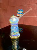 Ball vape home run hitter with right snorkel carb opaque aqua 18mm