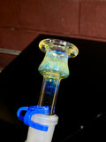 Ball vape Home Run Hitter and bowldetachable mouthpiece push button carb opaque aqua  18mm￼