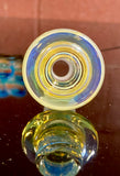 Ball vape Home Run Hitter and bowldetachable mouthpiece push button carb opaque aqua  18mm￼