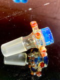 Ball vape bowl single hole with shelf Caramel 18mm