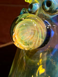 Beaker slyme green blue amber purple 50by 7 14mm bowl