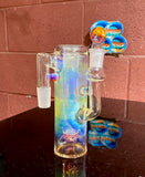 Ball vape Ash catcher with perk amber purple 18mm