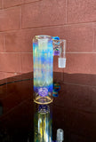 Ash catcher with perk 18mm purple lollipop