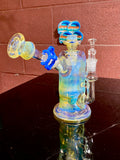 Ball vape Home Run Hitter and bowldetachable mouthpiece push button carb opaque aqua  18mm￼