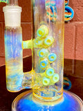 Large head banger dry catcher set Egyptian green koi Millie marble 18 mm ￼